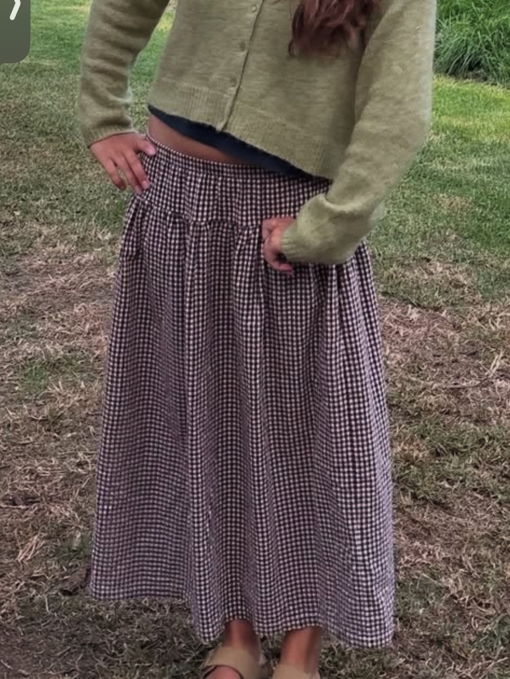 Gingham Soren Skirt - Picture 4 of 4